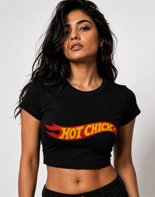 HOT CHICK.™ Premium Crop Top